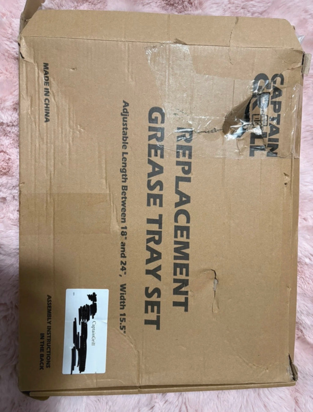 Replacement greasy BBQ try set